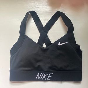 Black Nike sports bra